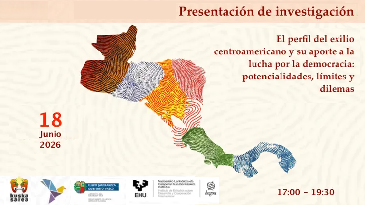 Presentación de la investigación sobre el aporte del exilio centroamericano a la lucha por la democracia